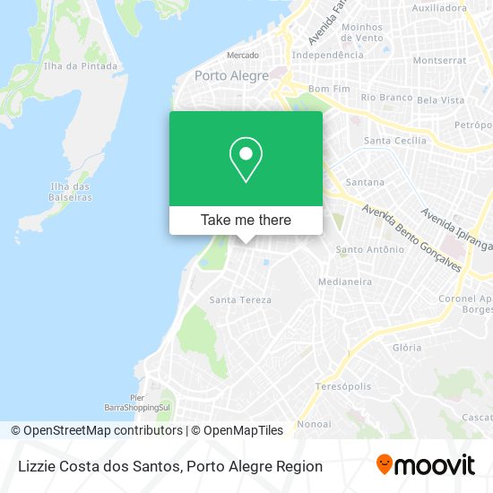 Lizzie Costa dos Santos map