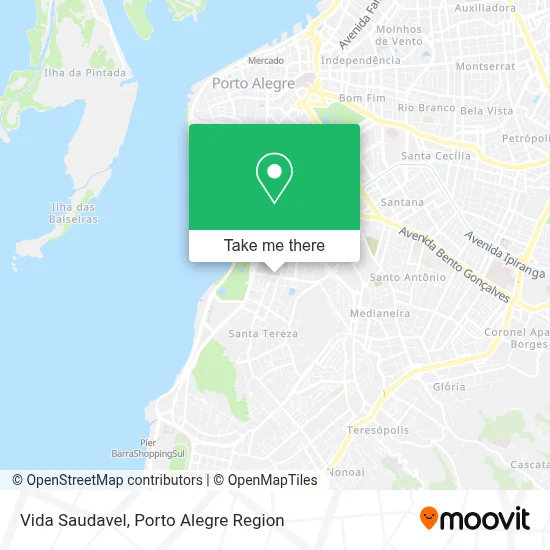 Vida Saudavel map