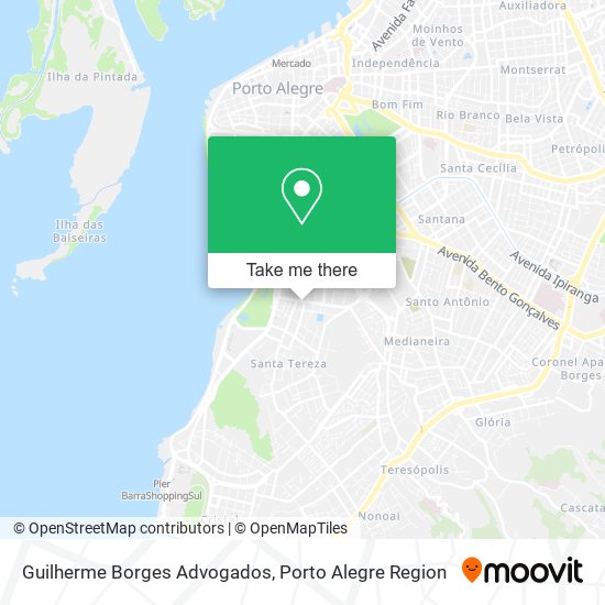 Mapa Guilherme Borges Advogados