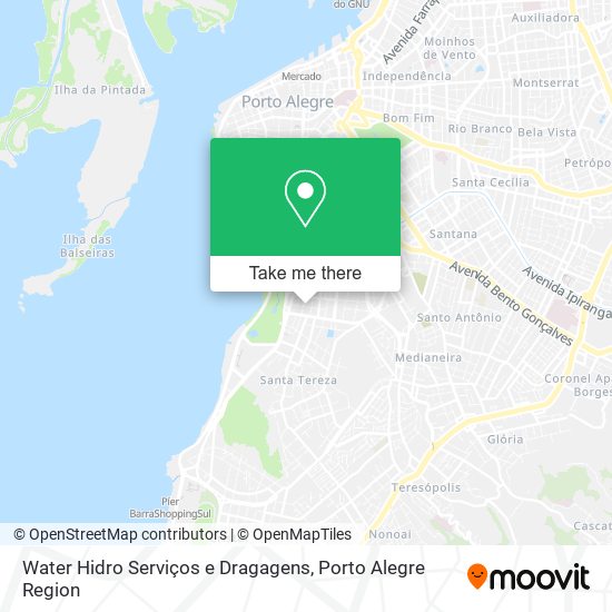 Water Hidro Serviços e Dragagens map