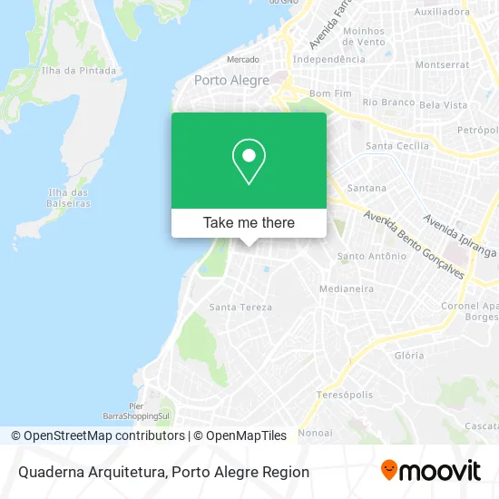 Quaderna Arquitetura map