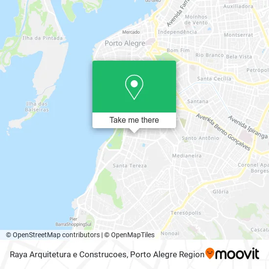 Raya Arquitetura e Construcoes map