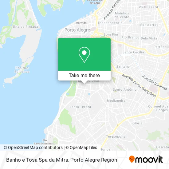 Banho e Tosa Spa da Mitra map