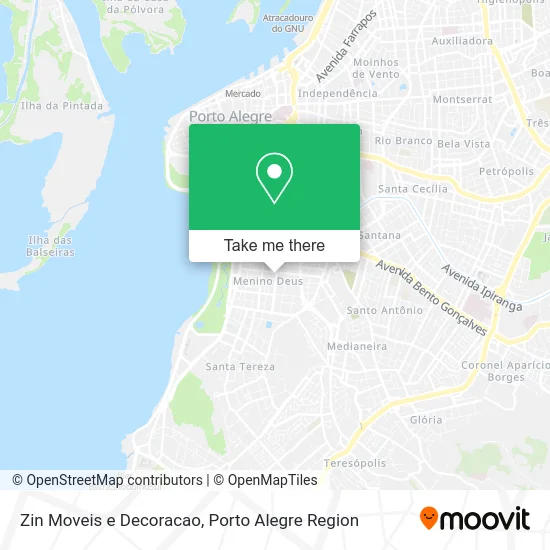 Zin Moveis e Decoracao map