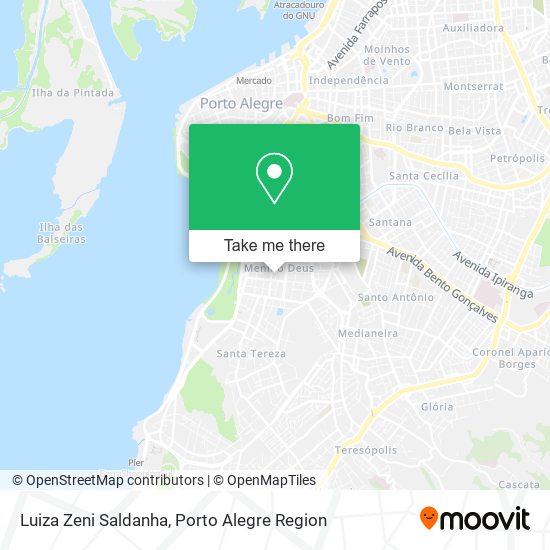 Luiza Zeni Saldanha map