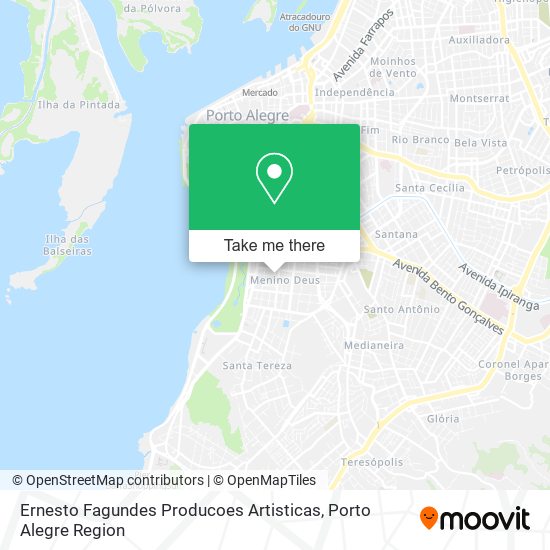 Mapa Ernesto Fagundes Producoes Artisticas
