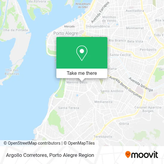 Argollo Corretores map