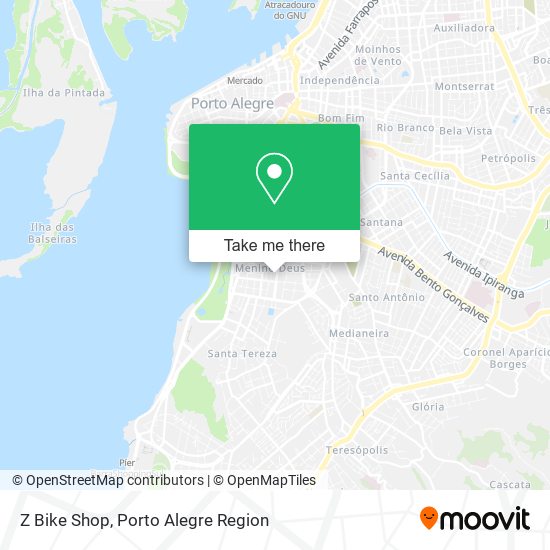 Z Bike Shop map