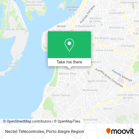 Nectel Telecontroles map