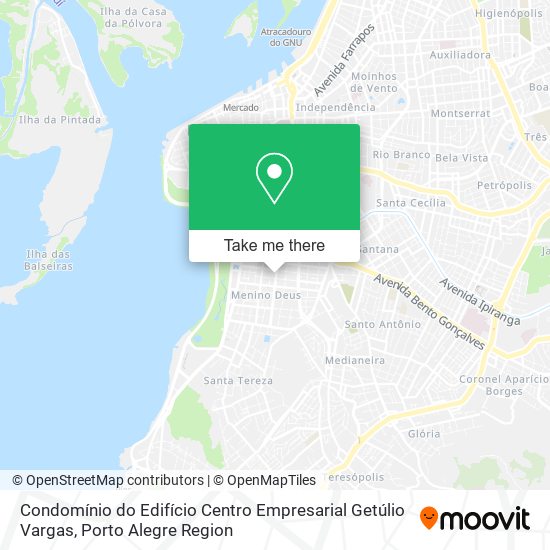 Mapa Condomínio do Edifício Centro Empresarial Getúlio Vargas