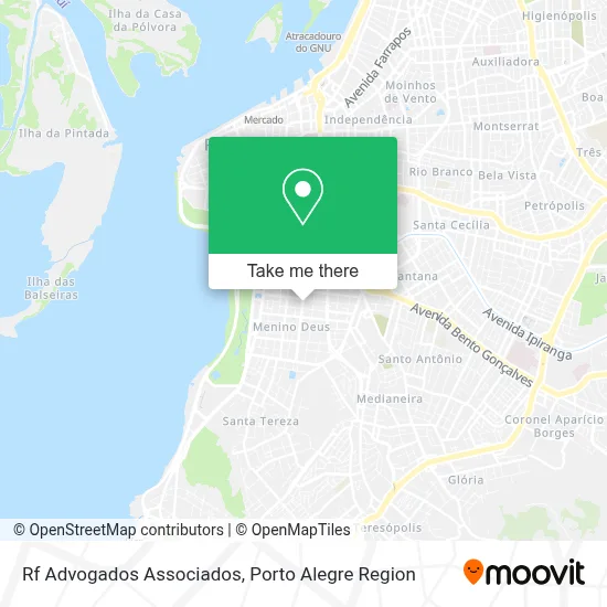 Rf Advogados Associados map