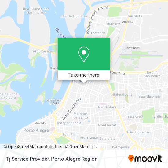 Tj Service Provider map