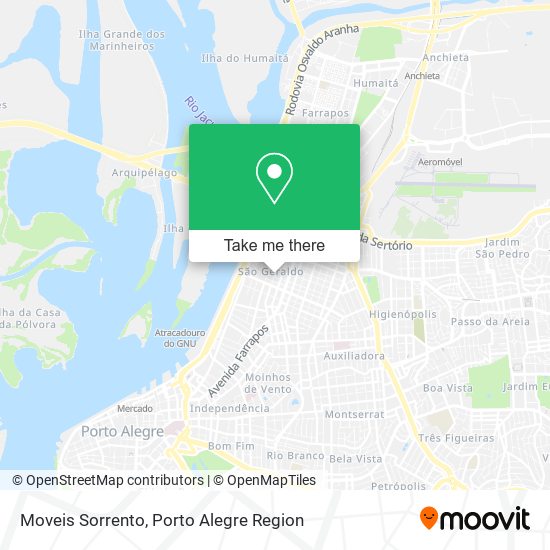 Moveis Sorrento map