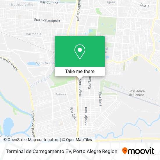 Terminal de Carregamento EV map