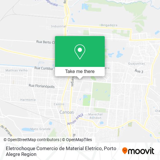 Eletrochoque Comercio de Material Eletrico map