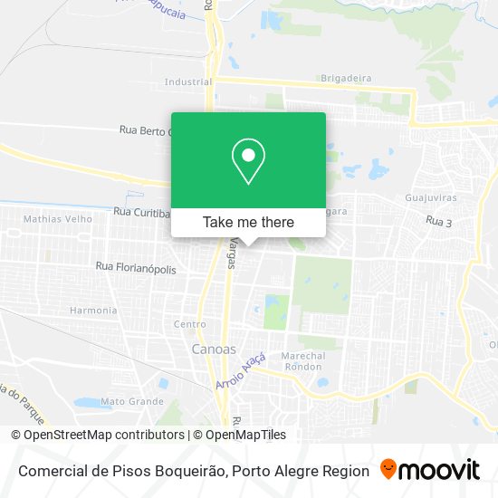 Comercial de Pisos Boqueirão map