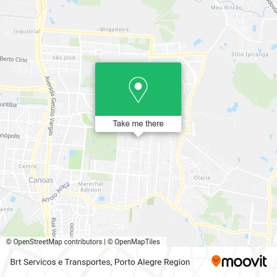Brt Servicos e Transportes map