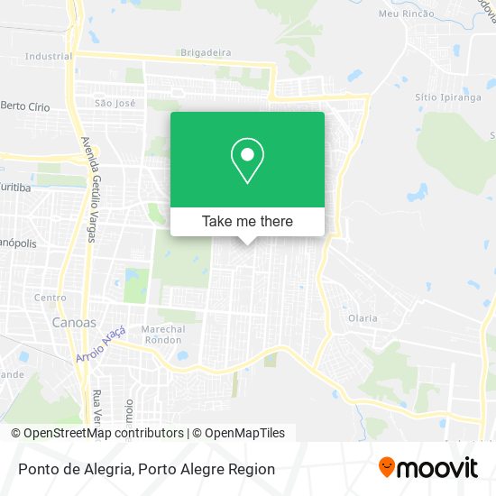 Ponto de Alegria map