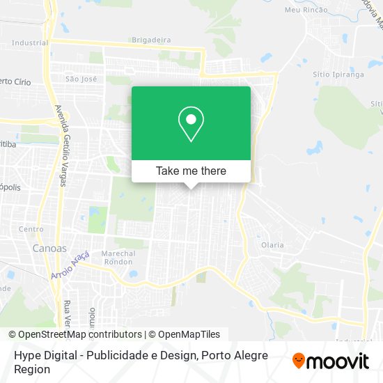 Hype Digital - Publicidade e Design map