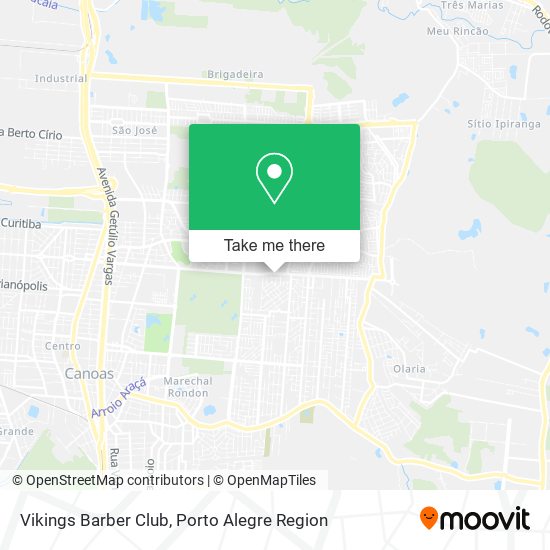 Vikings Barber Club map