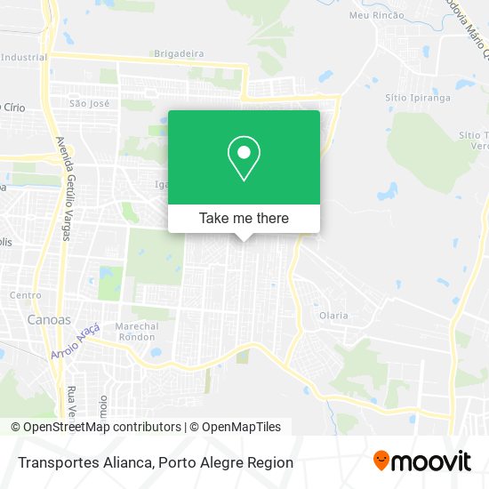 Transportes Alianca map