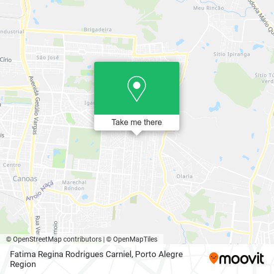 Fatima Regina Rodrigues Carniel map