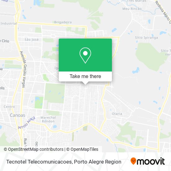 Tecnotel Telecomunicacoes map