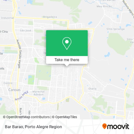 Bar Barao map