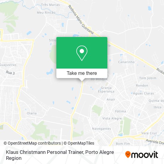 Klaus Christmann Personal Trainer map