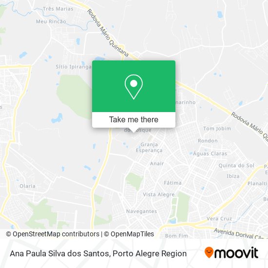 Ana Paula Silva dos Santos map