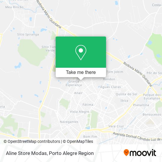 Aline Store Modas map