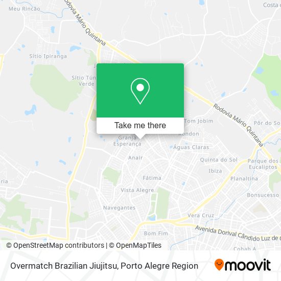 Overmatch Brazilian Jiujitsu map