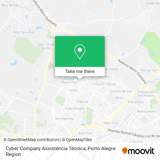 Mapa Cyber Company Assistência Técnica