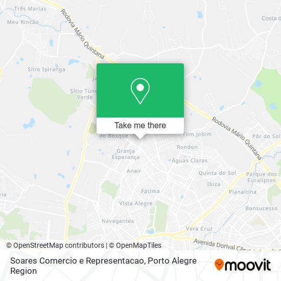 Mapa Soares Comercio e Representacao