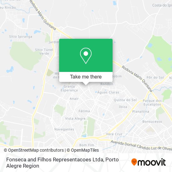 Fonseca and Filhos Representacoes Ltda map