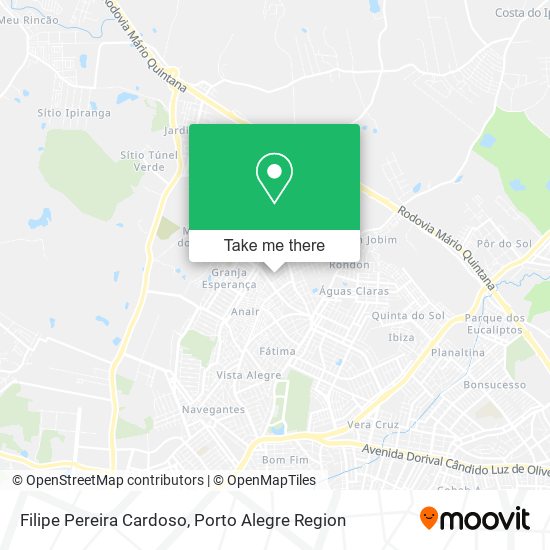 Filipe Pereira Cardoso map