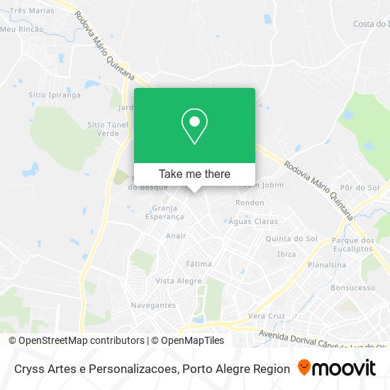 Cryss Artes e Personalizacoes map