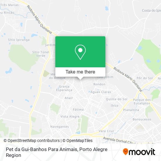 Mapa Pet da Gui-Banhos Para Animais