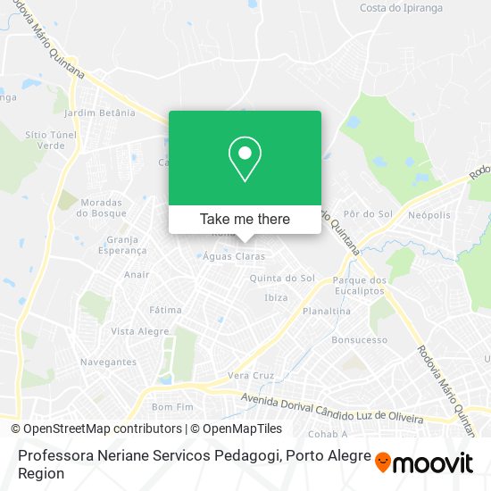 Professora Neriane Servicos Pedagogi map