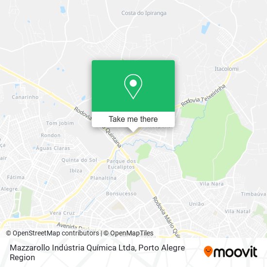 Mazzarollo Indústria Química Ltda map