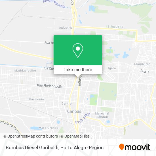 Bombas Diesel Garibaldi map