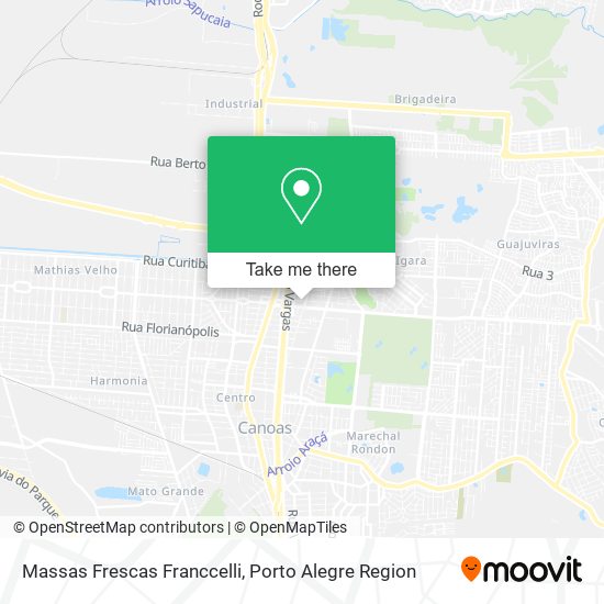 Massas Frescas Franccelli map