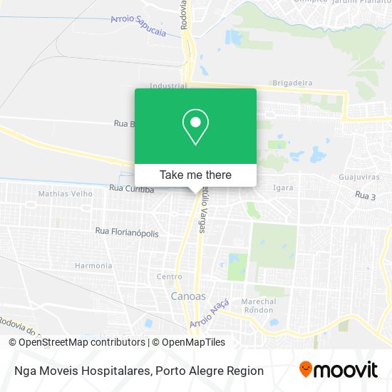 Nga Moveis Hospitalares map