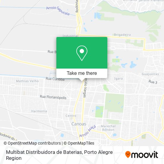 Multibat Distribuidora de Baterias map