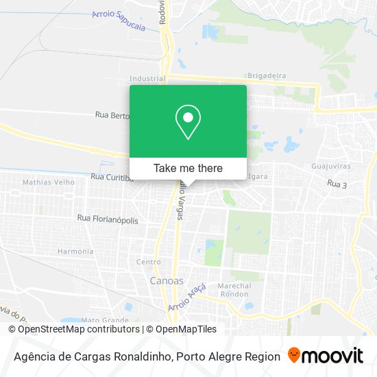 Mapa Agência de Cargas Ronaldinho