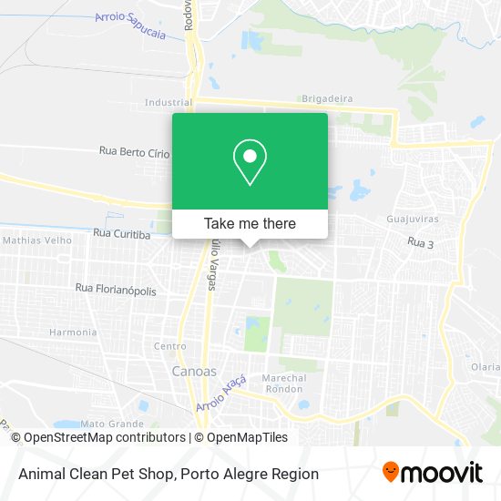 Animal Clean Pet Shop map