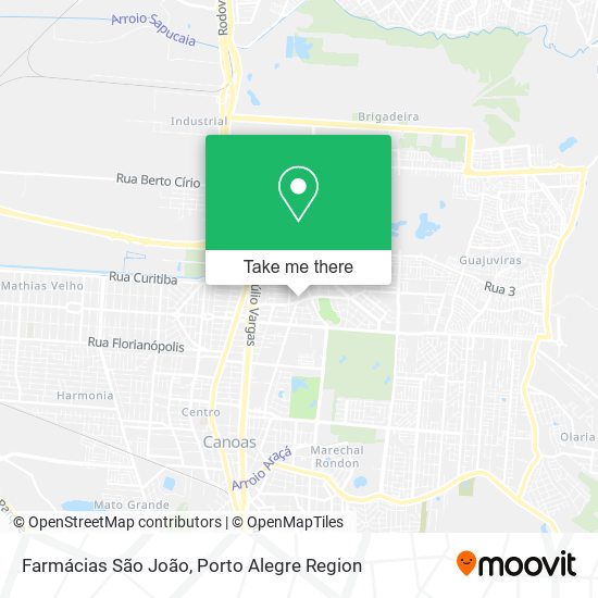 Farmácias São João map
