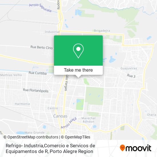 Mapa Refrigo- Industria,Comercio e Servicos de Equipamentos de R