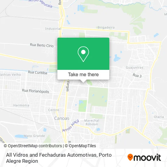 All Vidros and Fechaduras Automotivas map