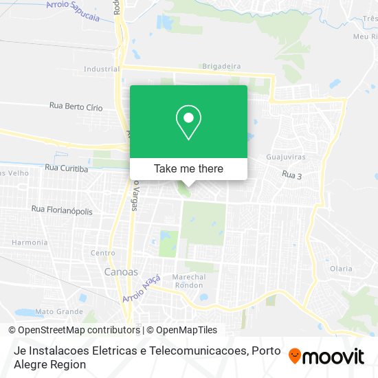Je Instalacoes Eletricas e Telecomunicacoes map
